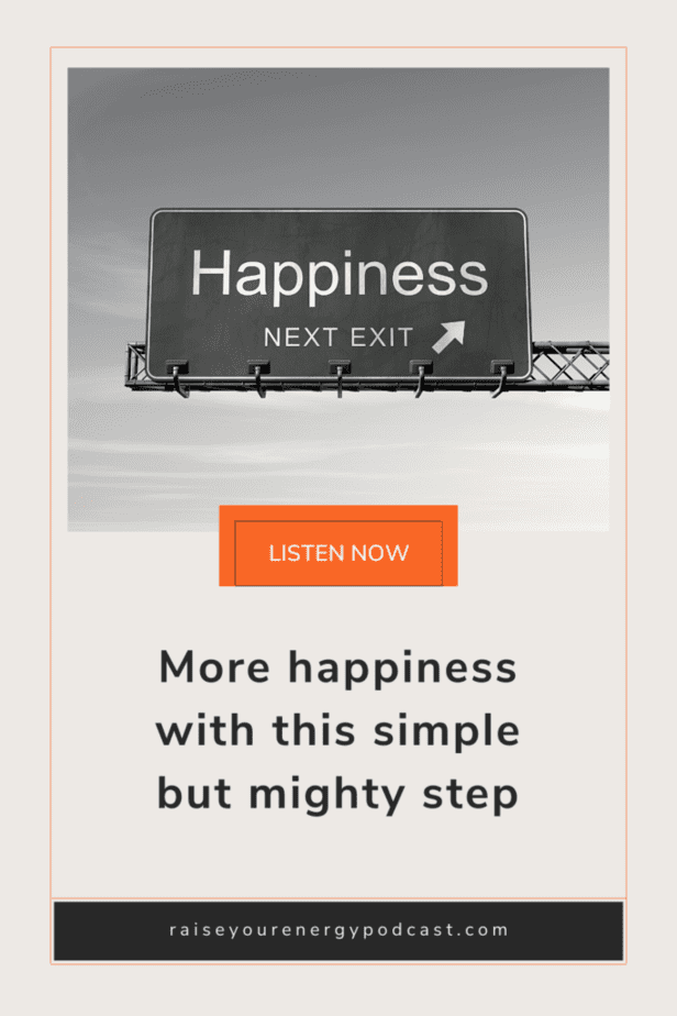 More happiness with this simple but mighty step