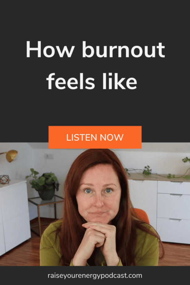 How burnout feels like
