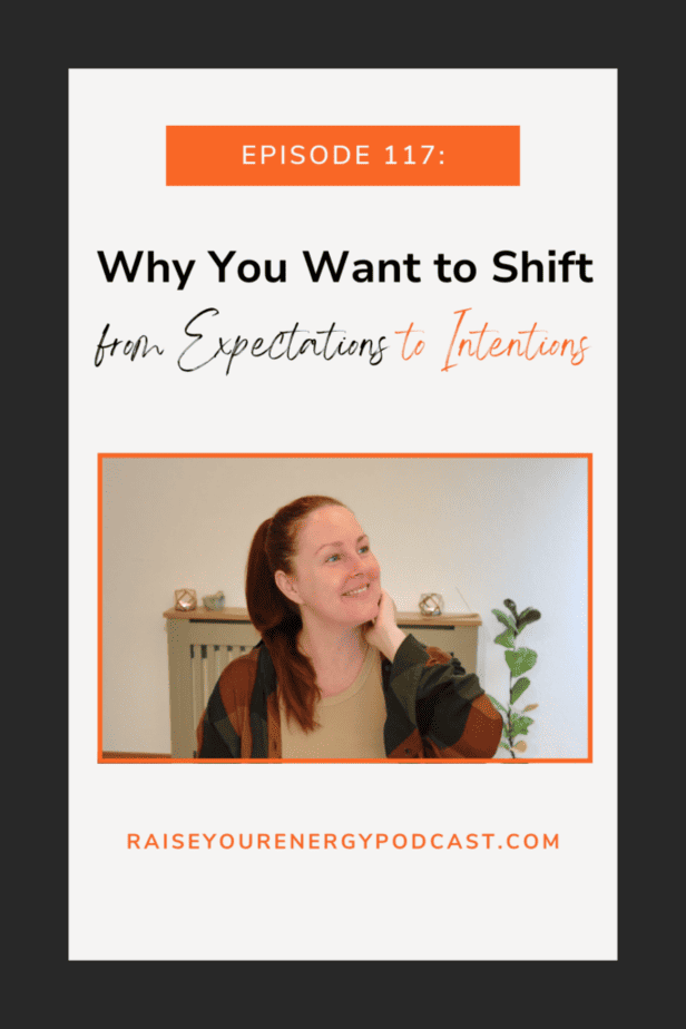 shift from expectations to intentions